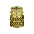 M4 press-in and injection knurled brass insert nut